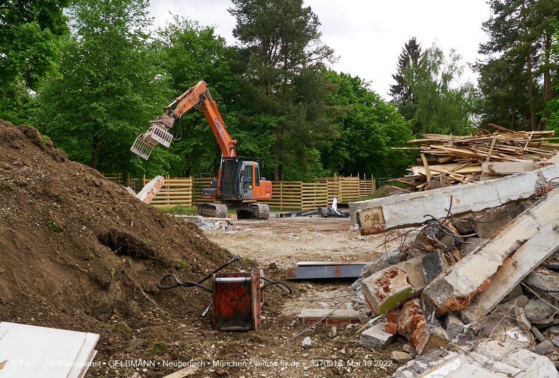 13.05.2022 - Baustelle am Haus für Kinder in Neuperlach